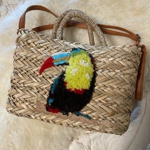 Tropical Toucan Basket Purse